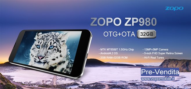 Codice sconto ZOPO per i fan di Facebook di GizChina.it! zopo italia
