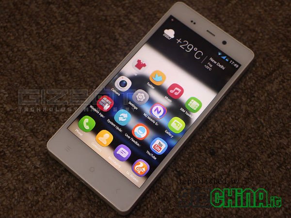 Prime foto reali del Gionee Elife E6