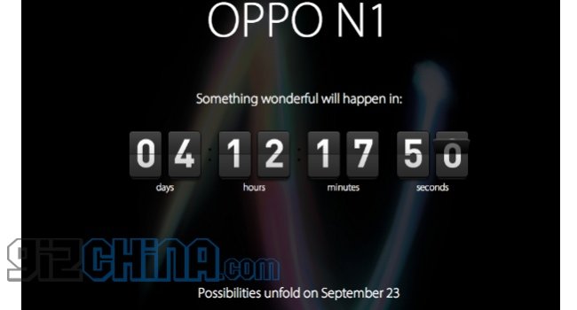 Sul sito di Oppo inizia il conto alla rovescia per il lancio dell’Oppo N1 Lancio Oppo n1