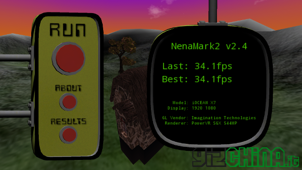 iOcean X7 Elite review - Nenamark 2 benchmark