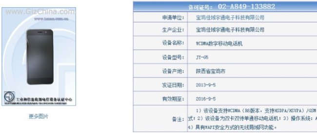 JiaYu G5 riceve la licenza di rete e potrebbe essere presto lanciato! JiaYU G5