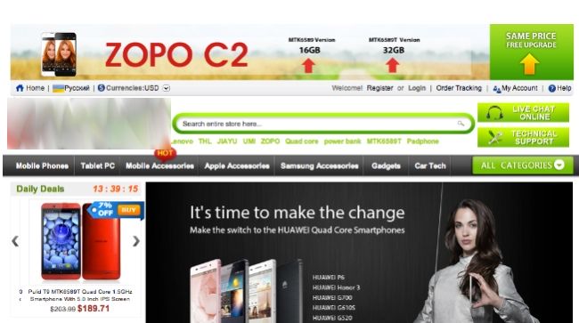 Trova il tuo store on-line di fiducia con la GizChina Chinese Store Directory! GizChina Chinese Store Directory