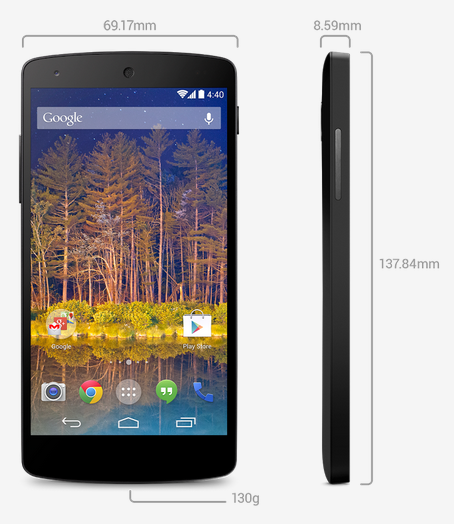 Nexus 5 specifiche