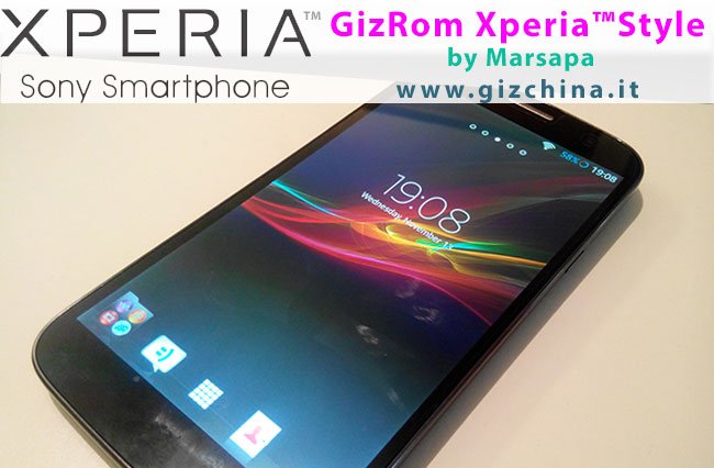 GizChina GizRom Xperia Style per Zopo Zp990 by Marsapa