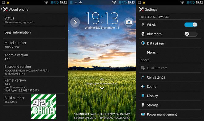 GizChina GizRom Xperia Style per Zopo Zp990 by Marsapa