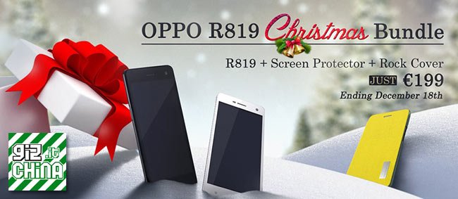 Oppo R819 a soli 199 euro fino al 18 dicembre! Oppo R819