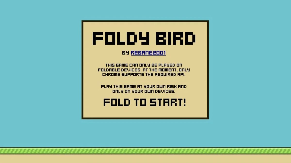Foldy Bird Galaxy Z Fold