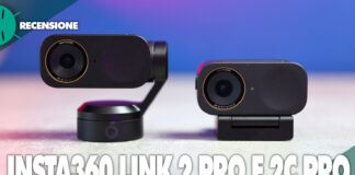Insta360 Link 2 Pro e Link 2C Pro, webcam 4K con AI Tracking e gimbal motorizzato