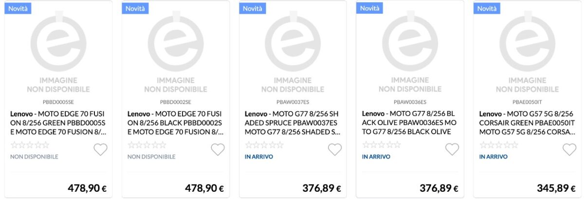 motorola prezzi leak italia