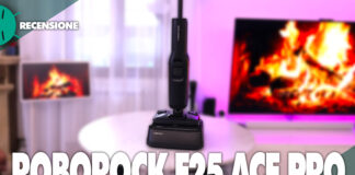Recensione Roborock F25 Ace Pro: la wet&dry più evoluta che pulisce (anche) con la schiuma Roborock F25 Ace Pro aspirapolvere lavapavimenti wet&dry in funzione