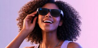 vivo si arrende? Ecco perché non vedremo i suoi occhiali smart AI nel 2026 donna con occhiali smart, immagine creata con chatgpt a scopo illustrativo