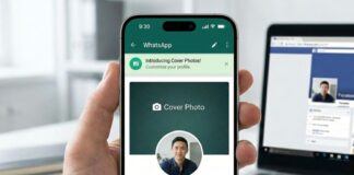 WhatsApp sarà più social: in arrivo le immagini di copertina, come Facebook whatsapp immagini di copertina, esempio generato da Gemini AI