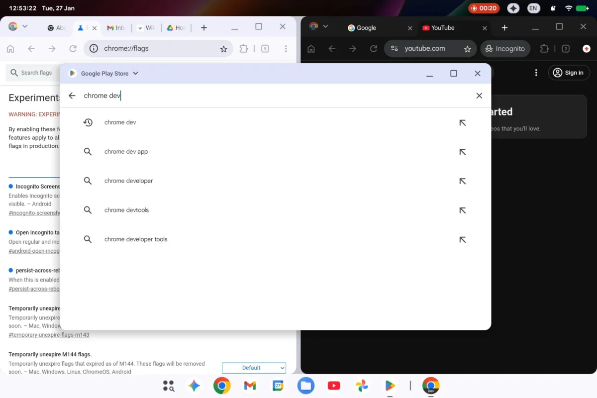 Android desktop icona Gemini