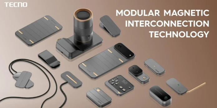 Tecno-Modular-Phone-Concept-3 Tecno Modular Magnetic Interconnection Technology concept