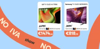 Unieuro lancia il NO IVA SHOW: 3 giorni di sconti sui migliori TV OLED Unieuro offerte tv