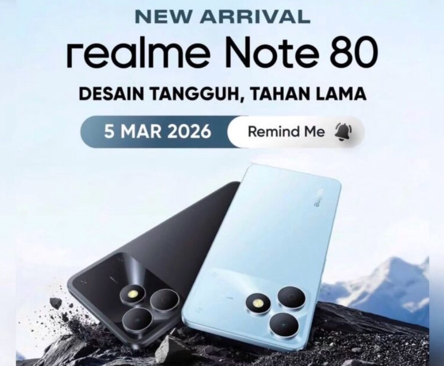 Realme note 80