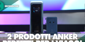 Questi due gadget Anker rivoluzioneranno i tuoi viaggi adattatore da viaggio universale Anker Nano e Anker Prime Power Bank da 26250 mAh durante test di ricarica con laptop e smartphone